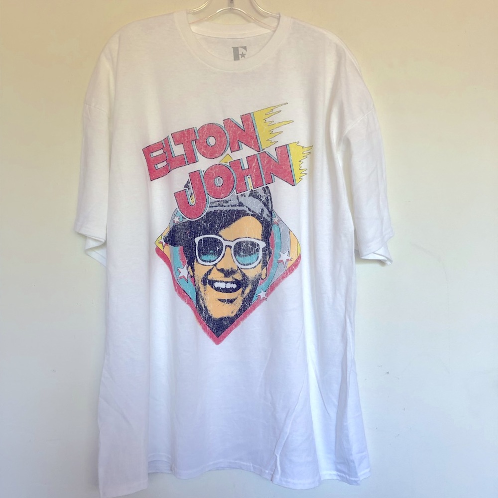 Elton John Oversized T shirt Dress